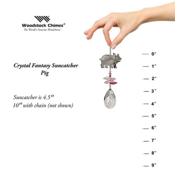 One Coast - Woodstock Chimes Decor FAVORITE Farm Animals as Beautiful Suncatchers! Crystal Fantasy*